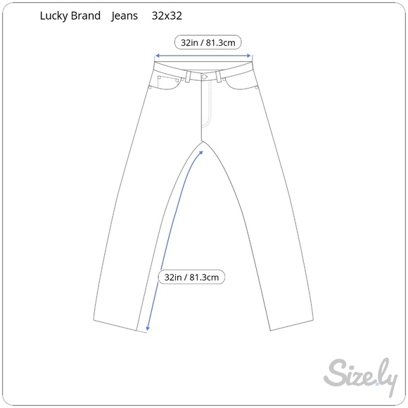 Lucky Brand Men's Jeans Sz 32x32 221 Straight Leg - Picture 8 of 8